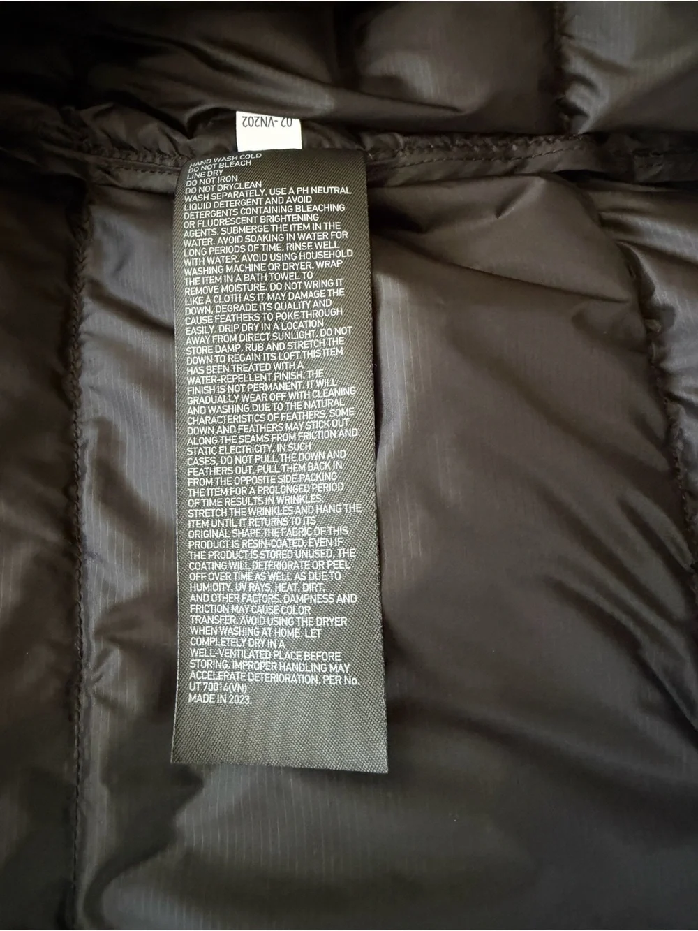 Uniqlo Navy Blue Quilted Down Puffer Jacket